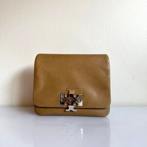 Tory Burch Charlie Shoulder Bag - Wren Brown